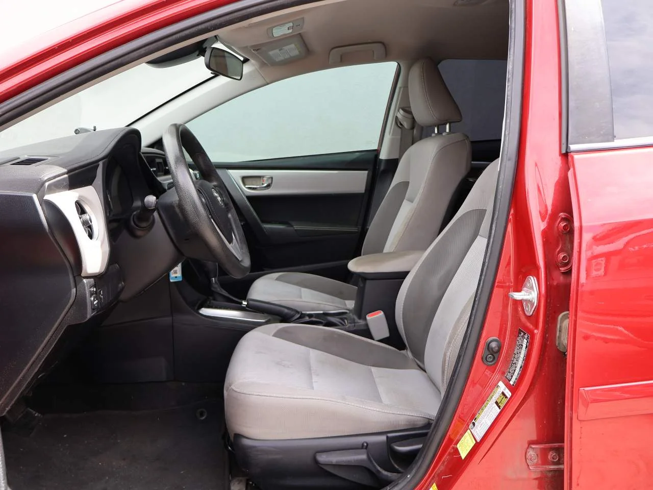 Used 2017 Barcelona Red Metallic Toyota LE image 8