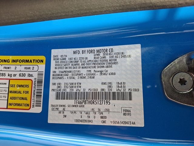 Used 2024 Blue Ford EcoBoost Premium image 35