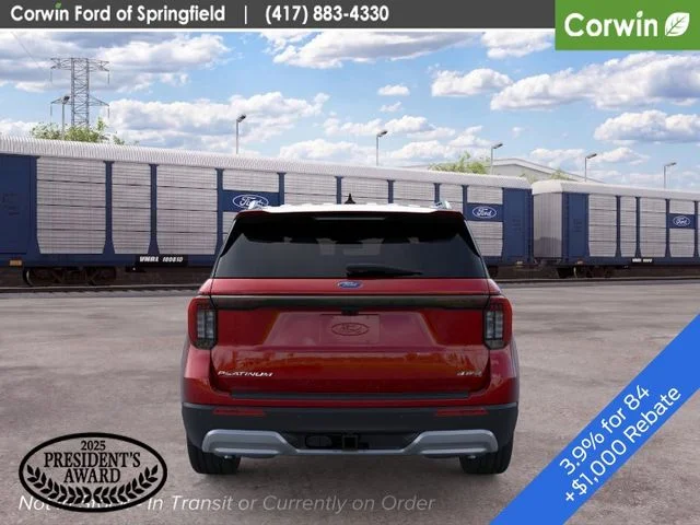 New 2026 Rapid Red Metallic Tinted Clearcoat Ford Platinum™ image 8