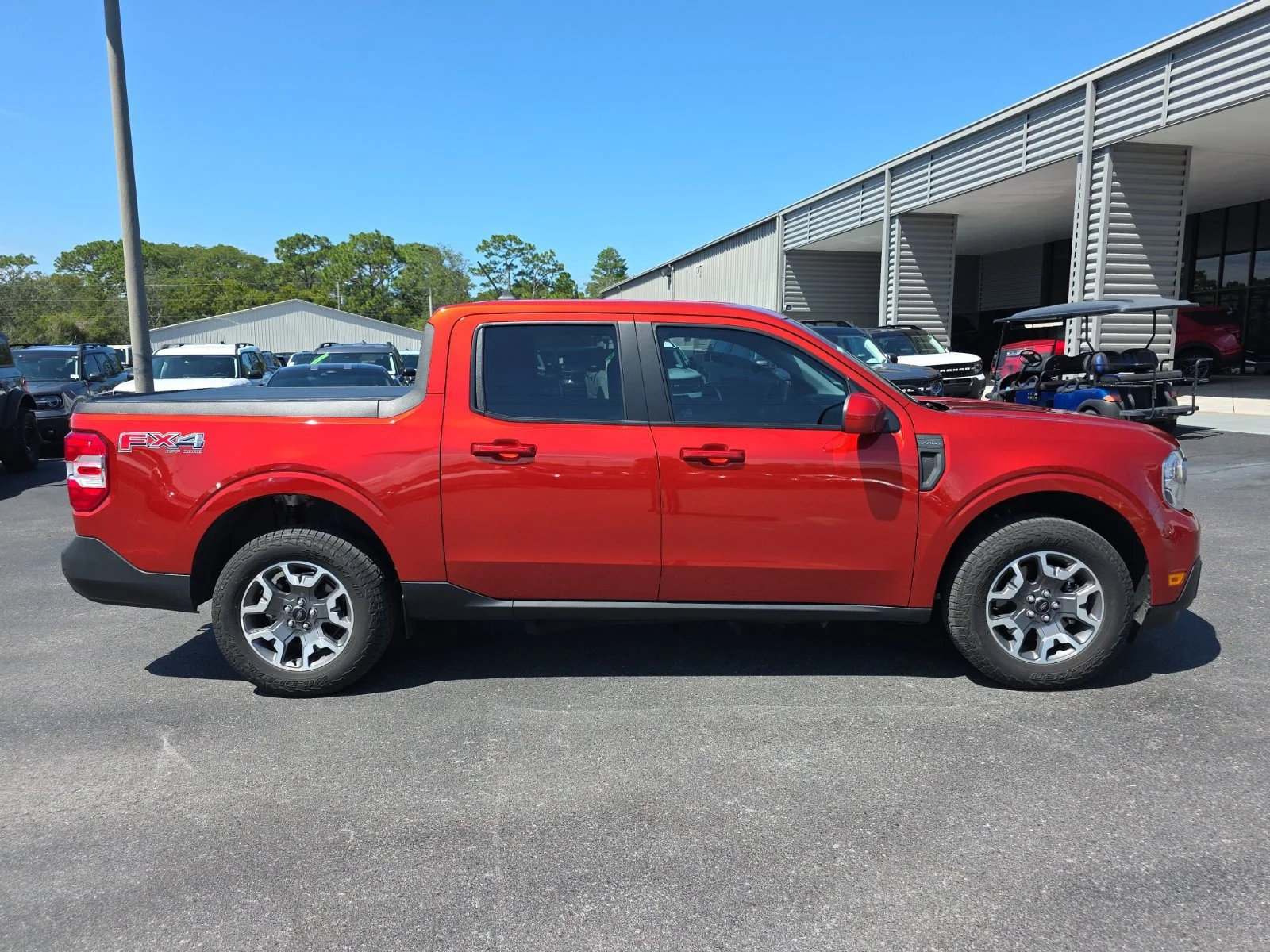 Used 2023 Red Ford Lariat image 3