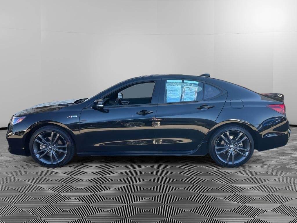 Used 2019 Crystal Black Pearl Acura w/A-Spec Pkg Red Leather image 7