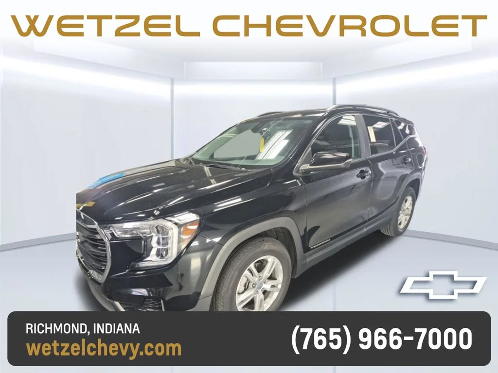 Used 2023 Black GMC SLE image 2