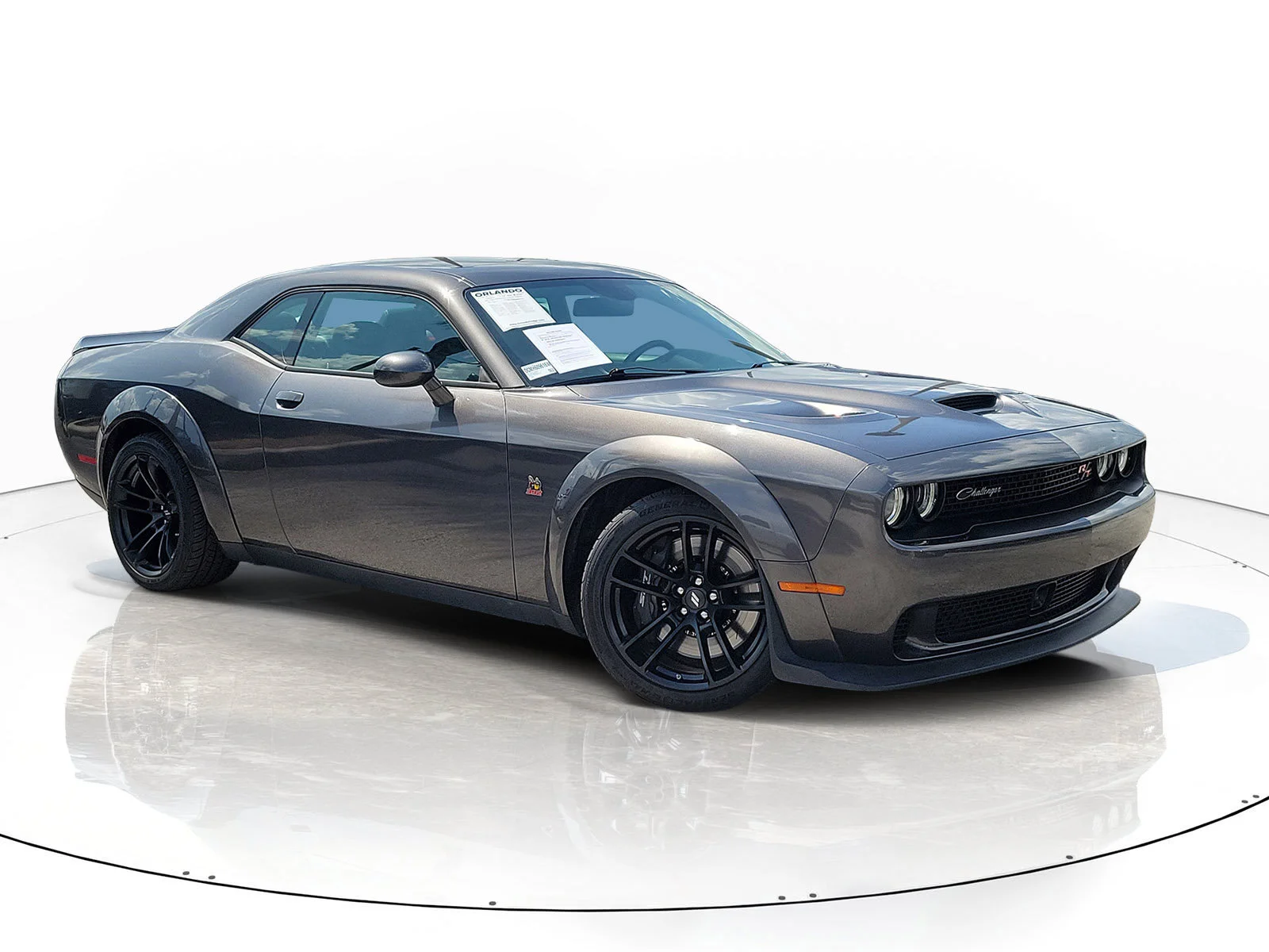 Used 2021 Granite Pearlcoat Dodge R/T Scat Pack Widebody image 1
