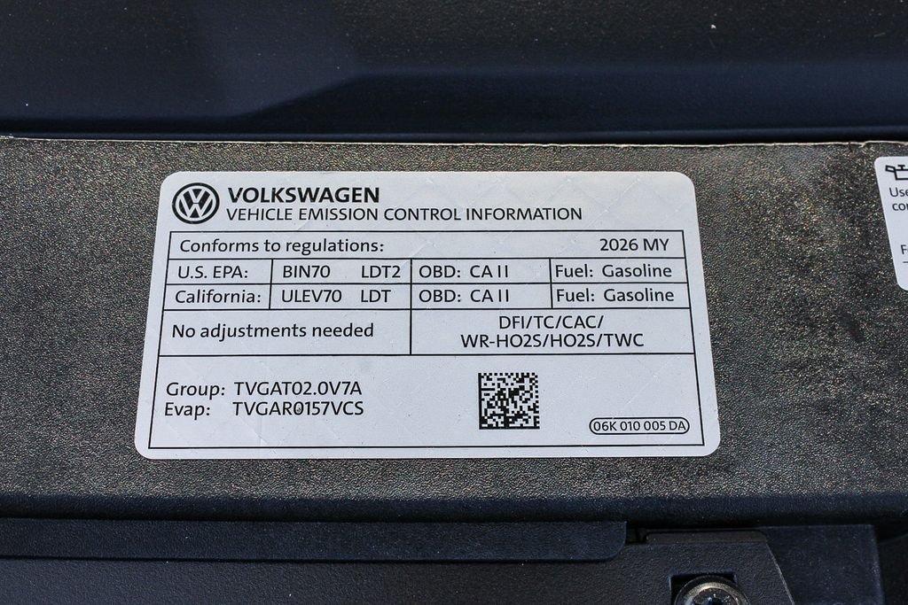 New 2026 White Volkswagen 2.0T SE w/Technology image 17