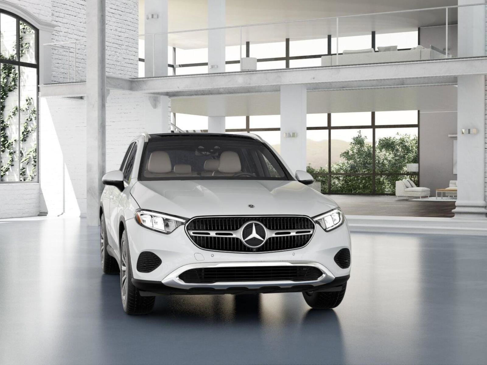 New 2026 MANUFAKTUR Moonlight White Metallic Mercedes-Benz GLC 300 4MATIC® SUV image 8