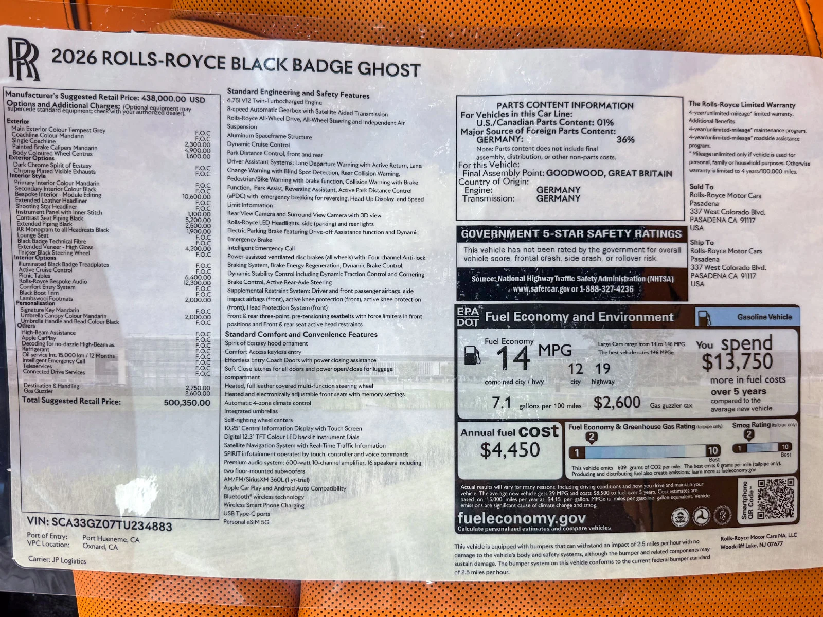 2026 Rolls-Royce Ghost Black Badge - Photo 40