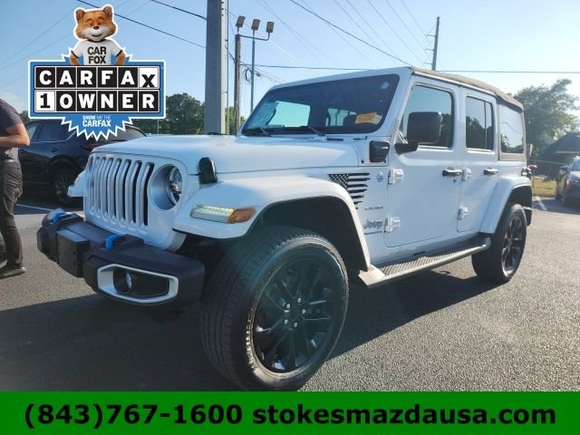 Used 2023 White Jeep Sahara 4xe image 11