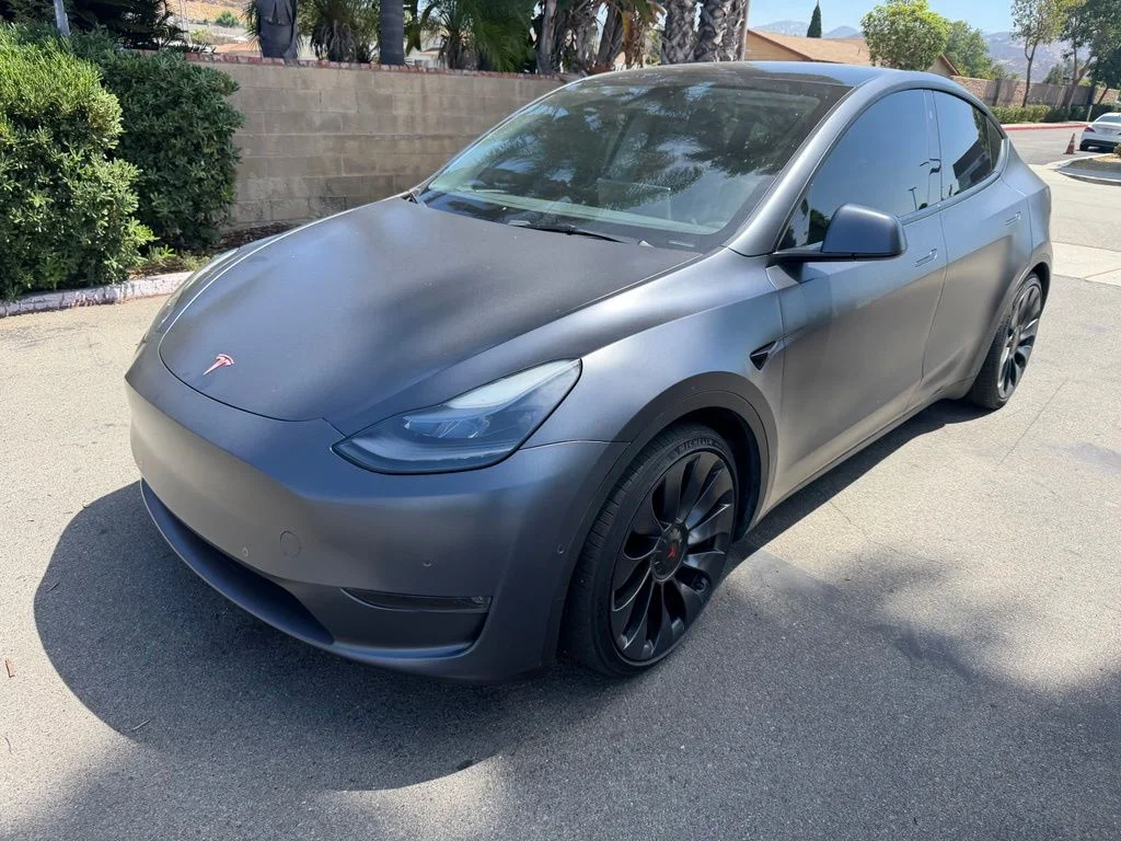 Used 2022 Gray Tesla Performance image 4