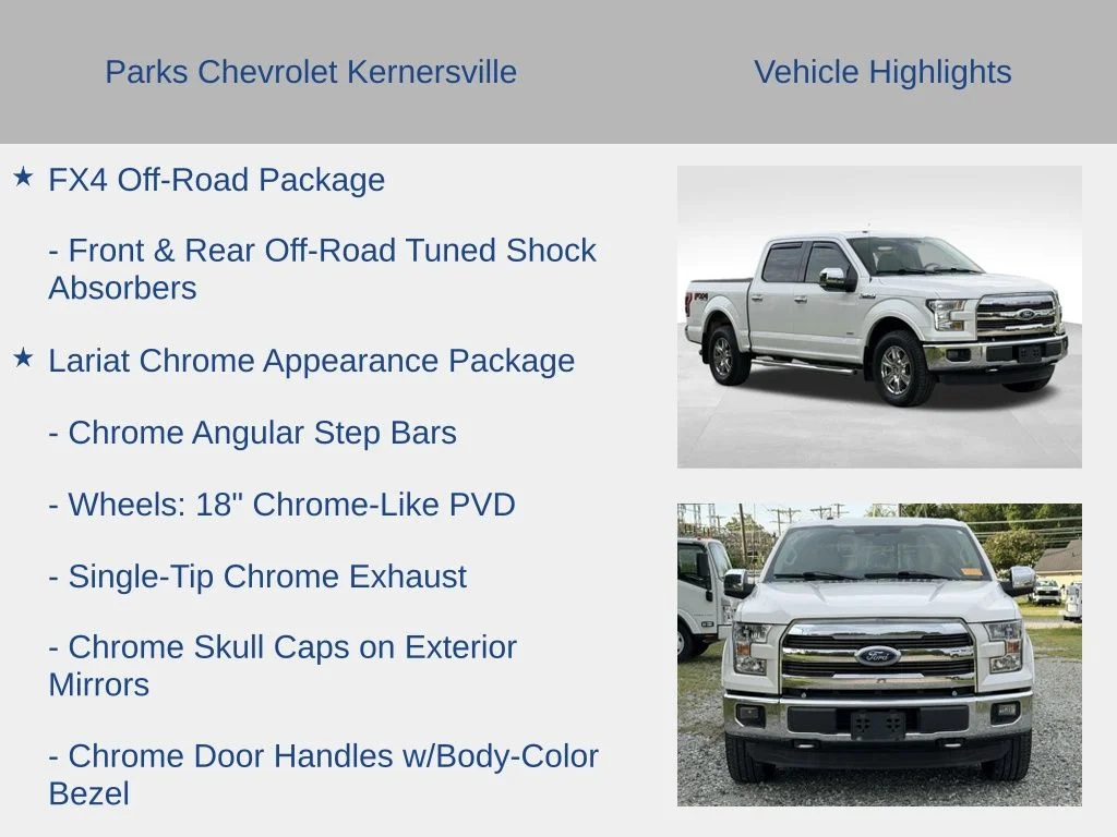 Used 2015 White Ford Lariat image 17