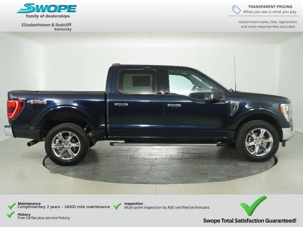 Certified Used 2023 Blue Ford XLT image 3
