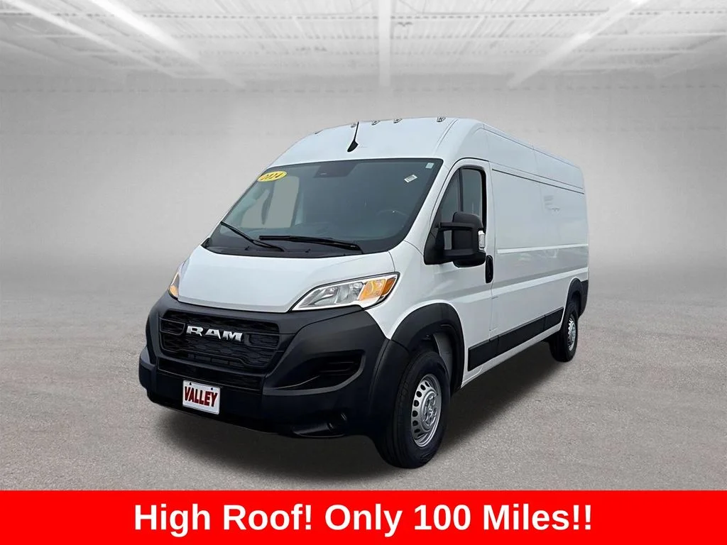 Used 2024 Bright White Clearcoat Ram High Roof image 3