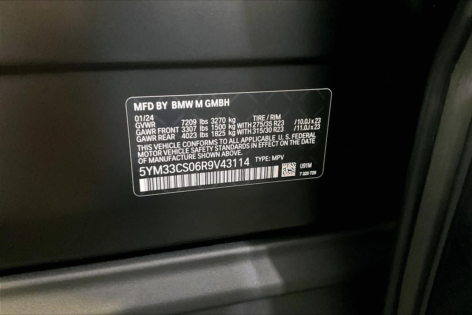 Used 2024 Special Order Color BMW Label Red image 33