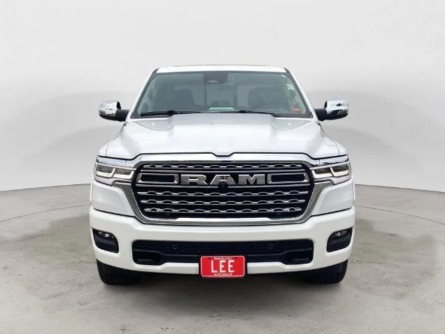 New 2026 Ivory White Tri-Coat Pearlcoat Ram LIMITED LONGHORN CREW CAB 4X4 5