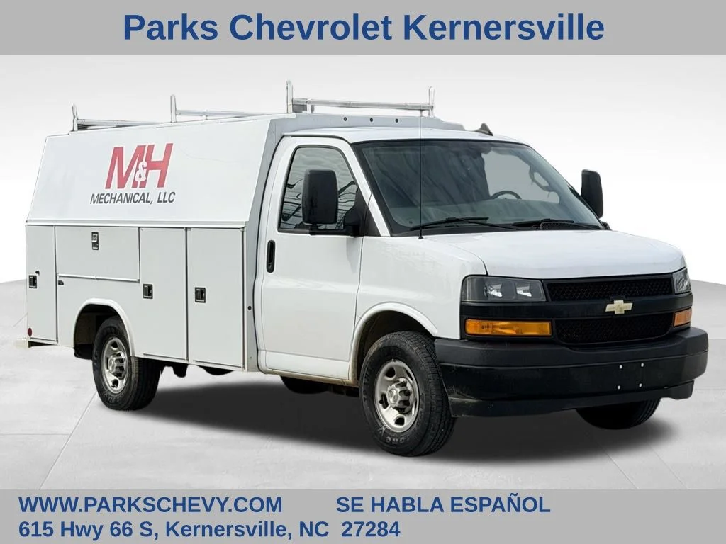 Used 2022 White Chevrolet Work Van image 1