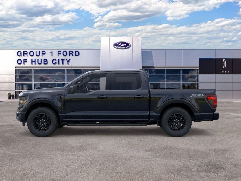 New 2026 Agate Black Metallic Ford XLT image 3