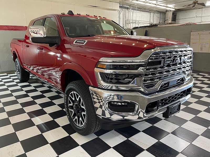 New 2027 Molten Red Pearl-Coat Paint RAM Longhorn Mega Cab 6