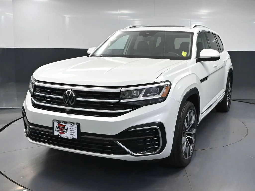 Certified Used 2023 White Volkswagen 3.6L V6 SEL Premium R-Line image 10