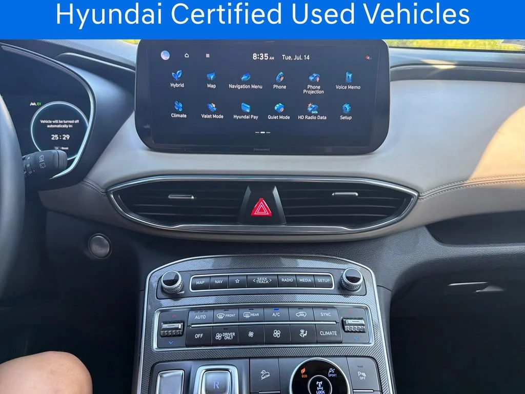 Certified Pre-Owned 2023 Hyundai Santa Fe Hybrid Blue