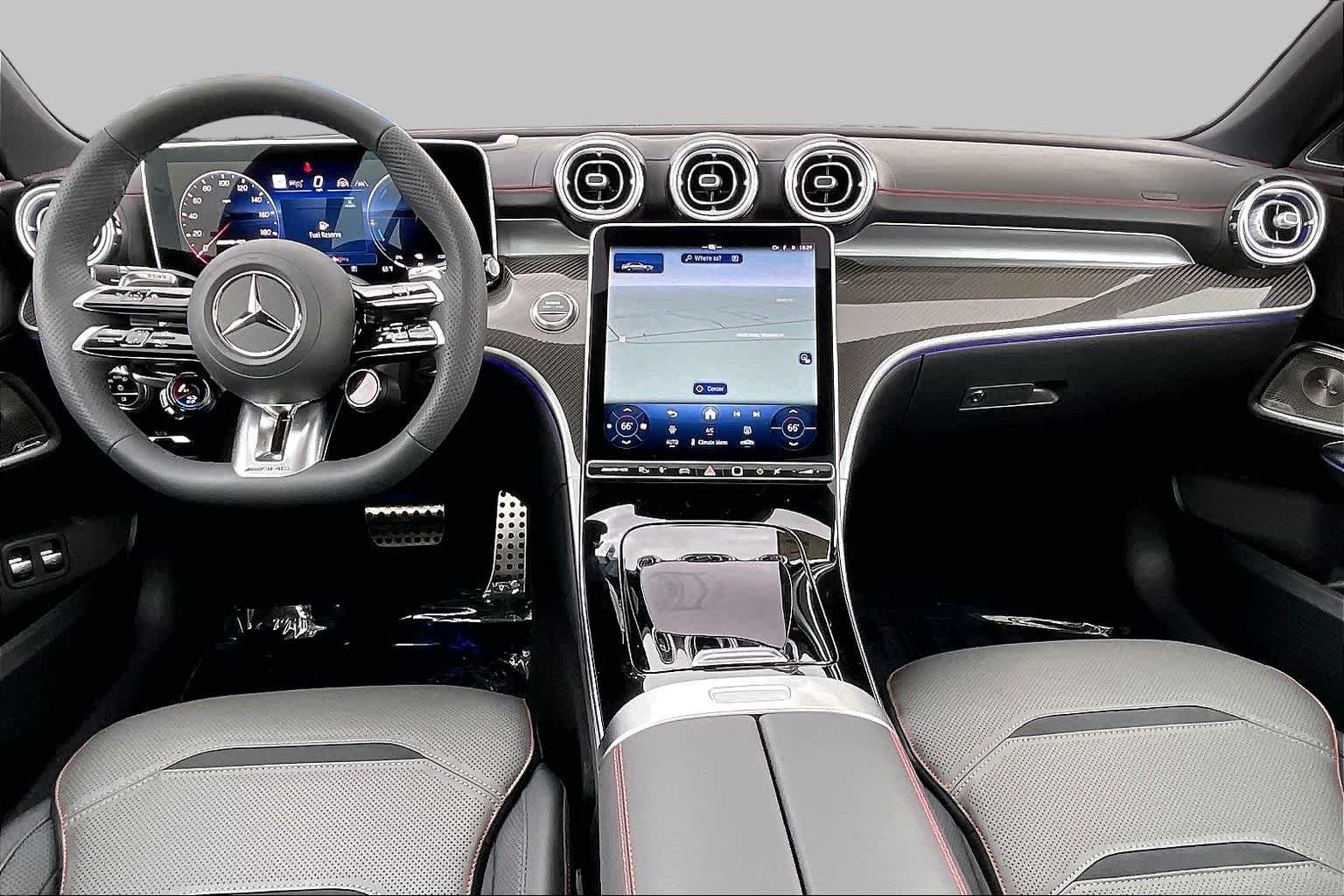 New 2026 MANUFAKTUR Moonlight White Metallic Mercedes-Benz AMG® C 63 S E Performance Sedan image 7