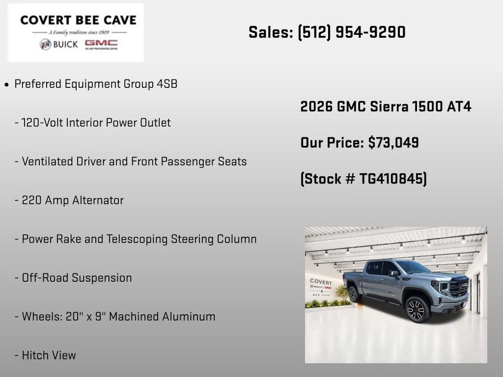 New 2026 Sterling Metallic GMC AT4 image 25