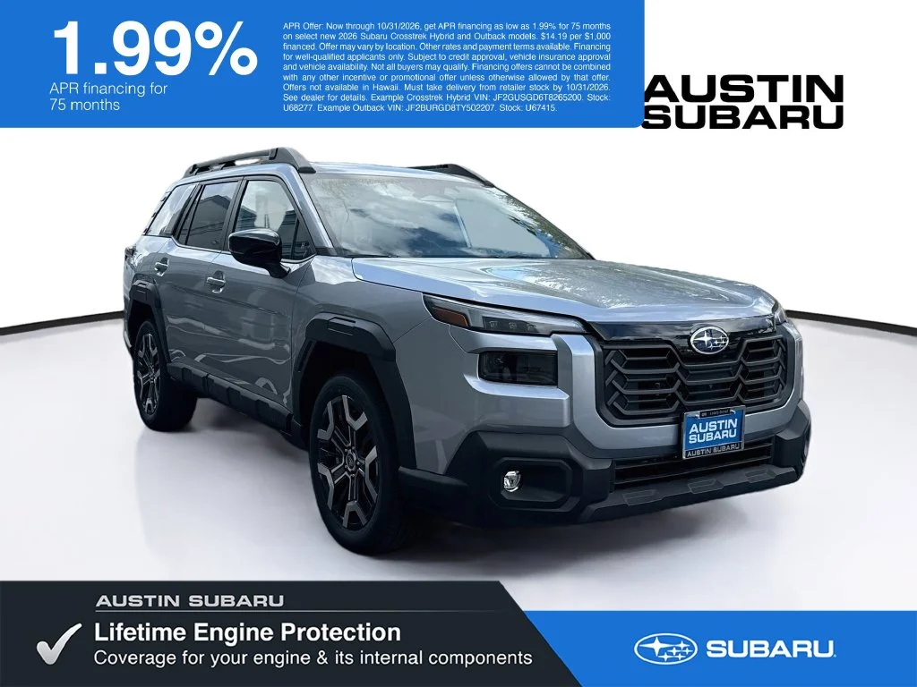 New 2026 Silver Subaru Touring XT image 1