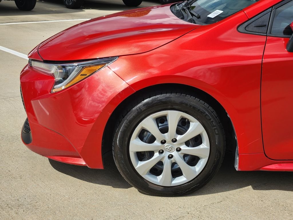 Used 2020 Barcelona Red Metallic Toyota LE image 8