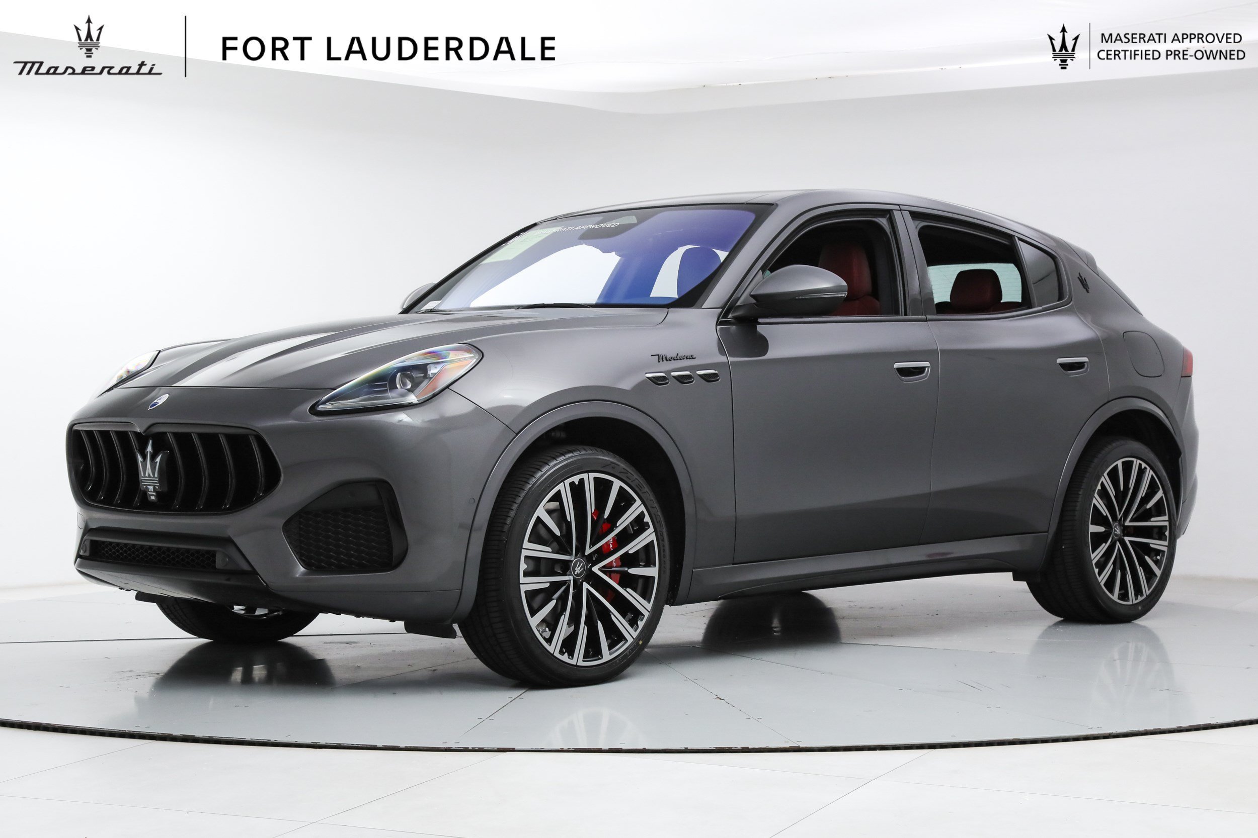 Certified Used 2023 Gray Maserati Modena image 1