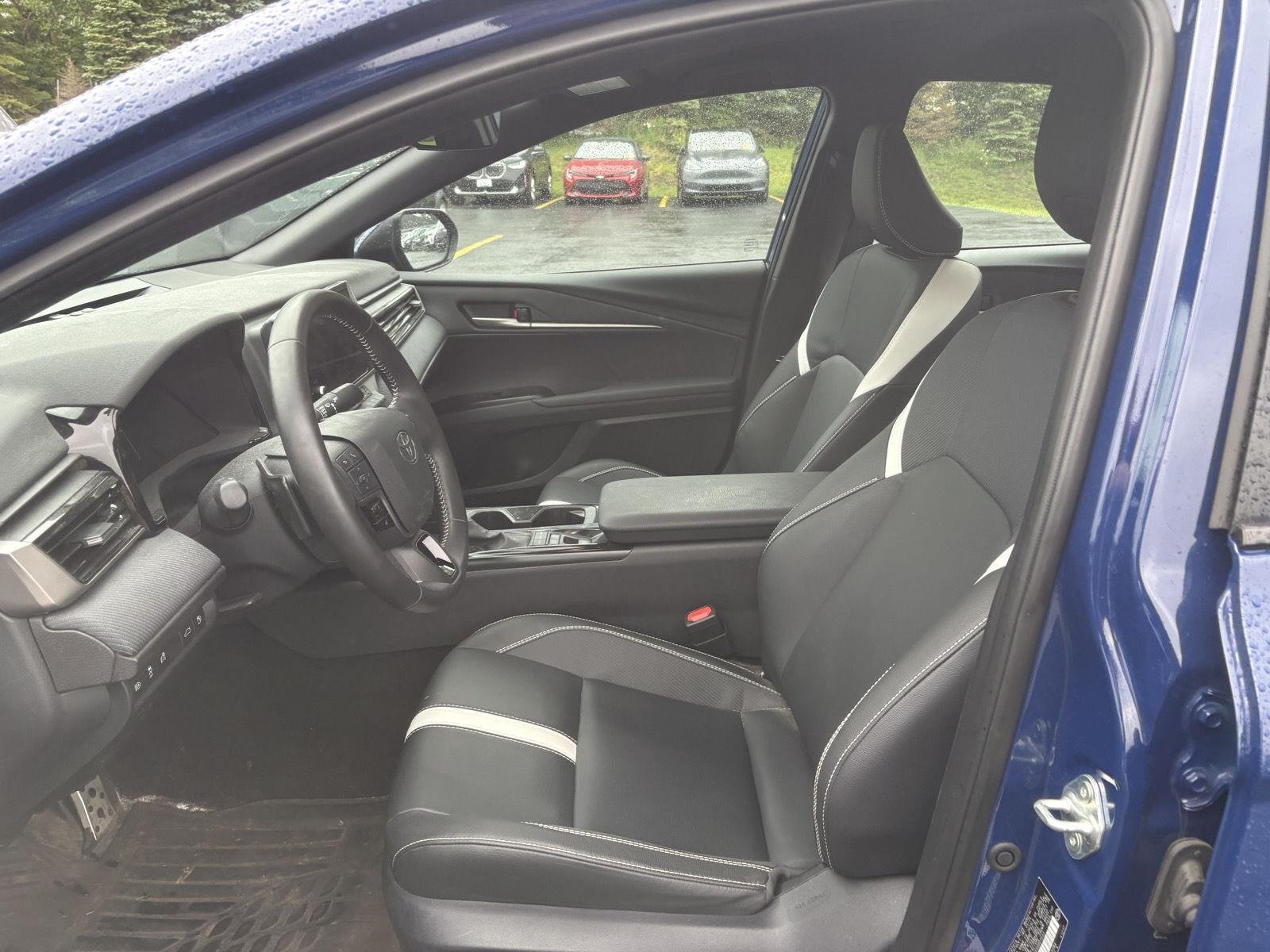 Used 2025 Reservoir Blue Toyota SE image 2