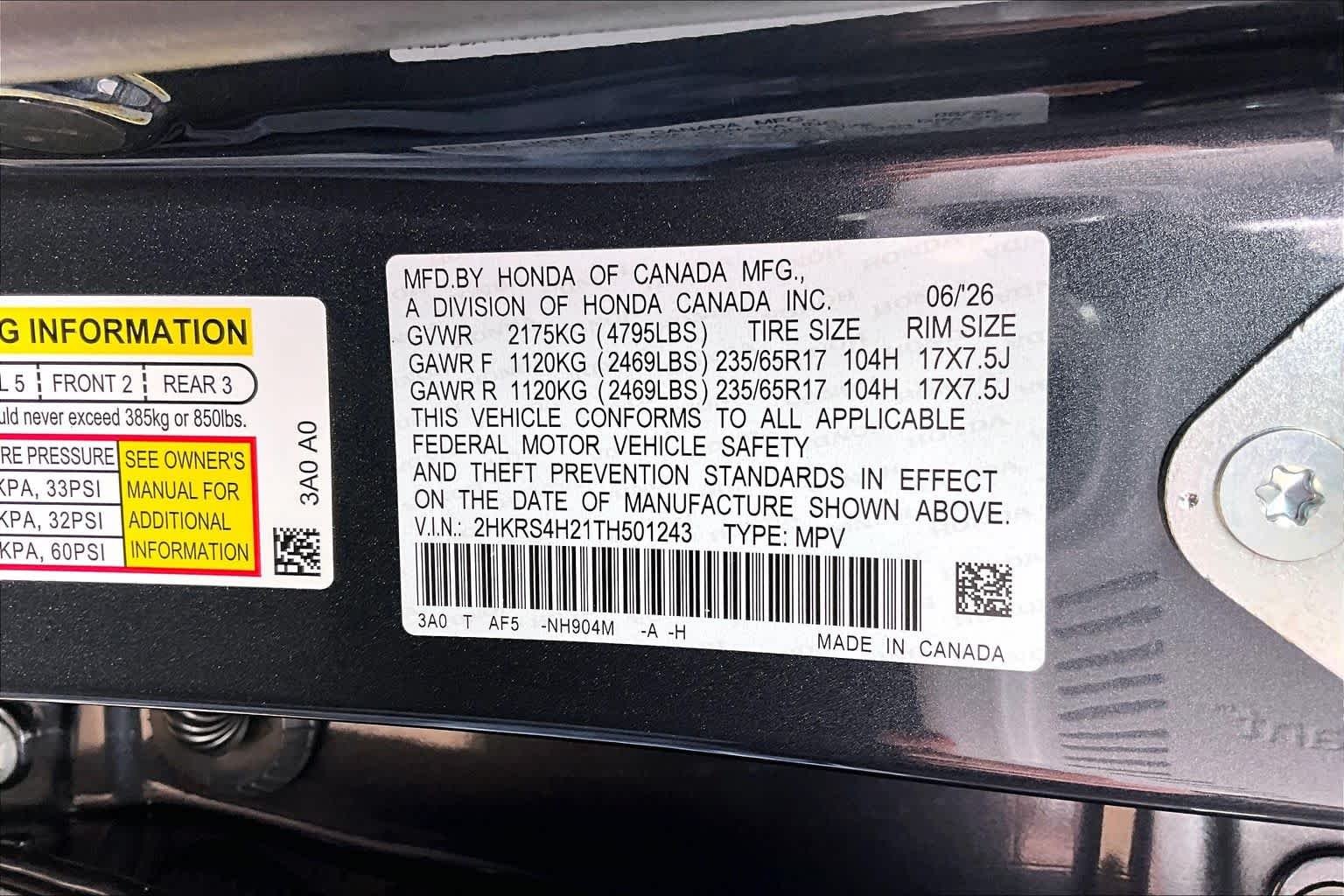 New 2026 Meteorite Gray Metallic Honda LX image 22