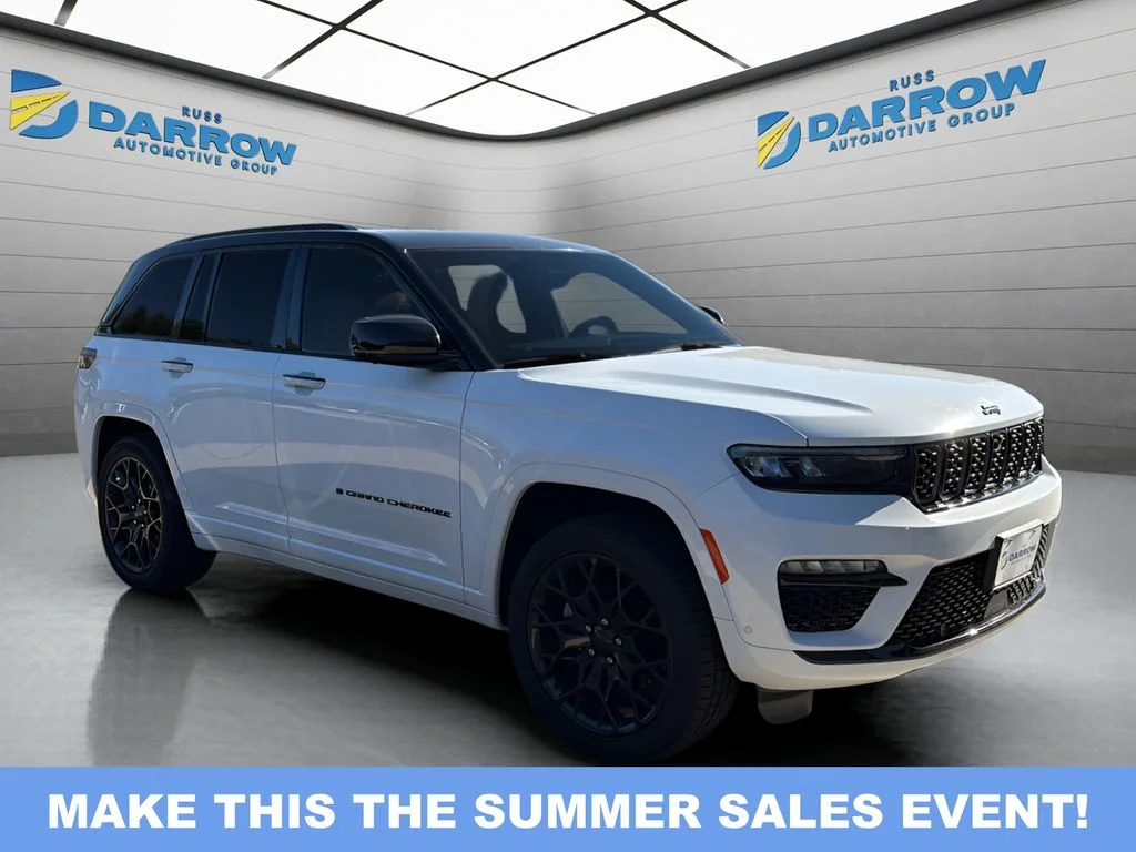 New 2025 Bright White Clear-Coat Exterior Paint Jeep Summit Reserve image 14
