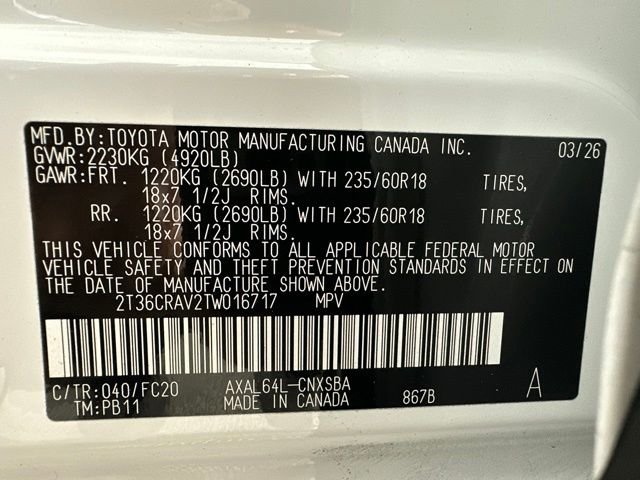 Used 2026 Off-white Toyota SE image 29