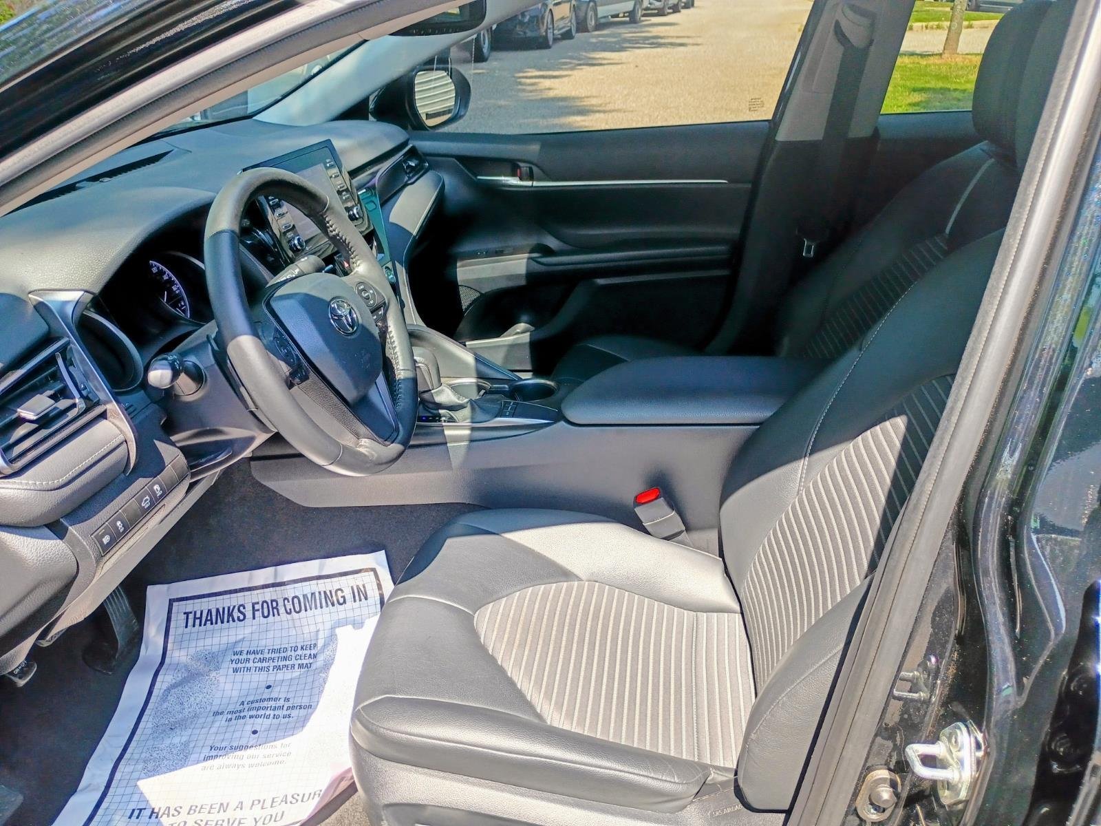 Used 2023 Midnight Black Metallic Toyota SE image 6