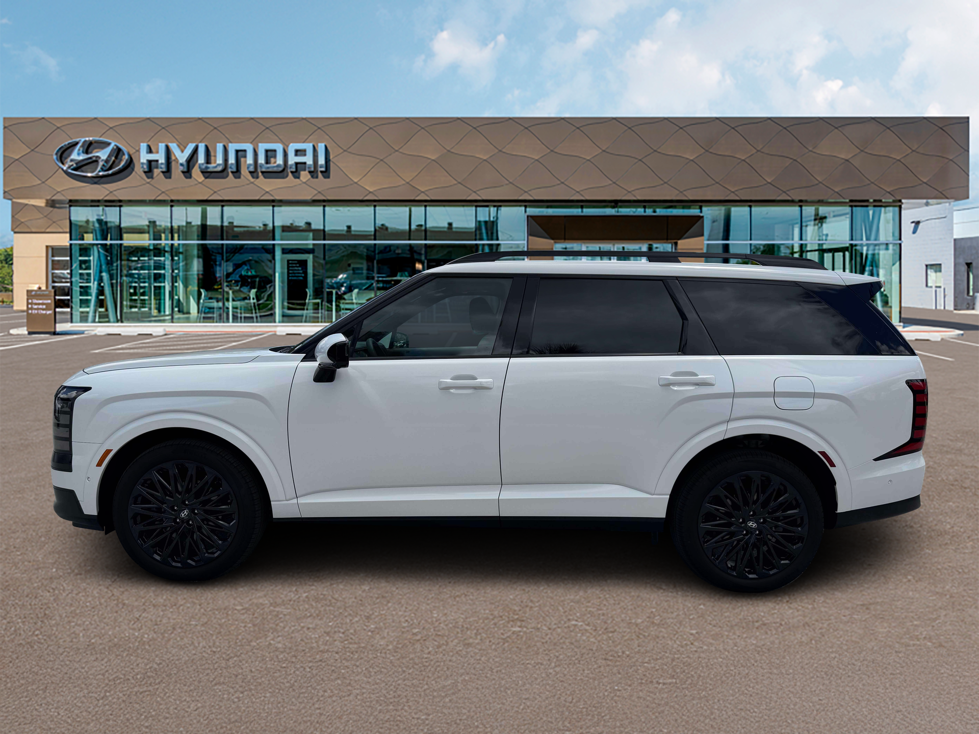 New 2027 White Pearl Hyundai Calligraphy Black Ink image 3