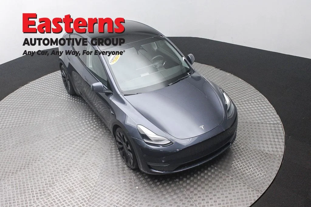 Used 2022 Gray Tesla Performance image 3