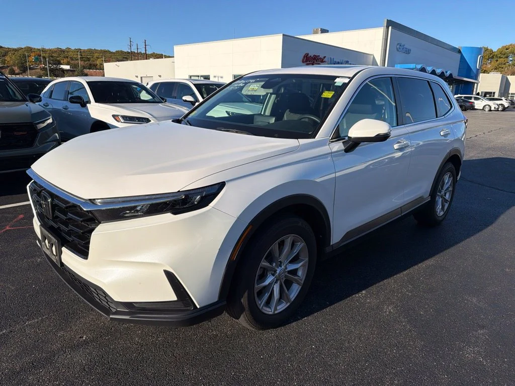 Used 2025 Platinum White Pearl Honda EX image 2