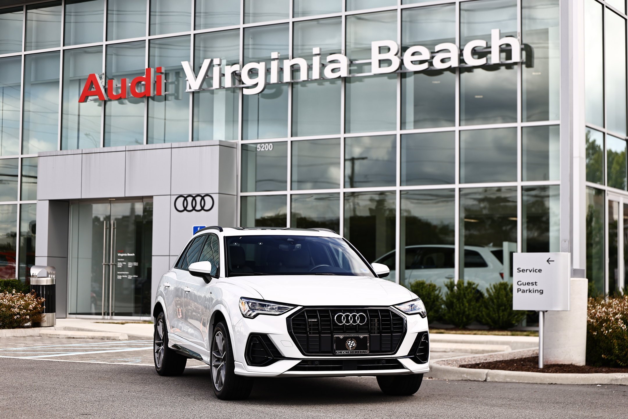 Used 2022 Glacier White Audi Premium Plus image 1