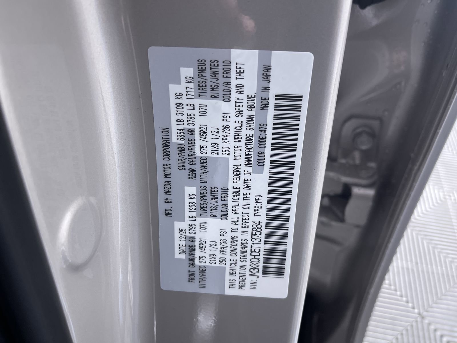 New 2026 Platinum Quartz Metallic Mazda Premium Sport image 13