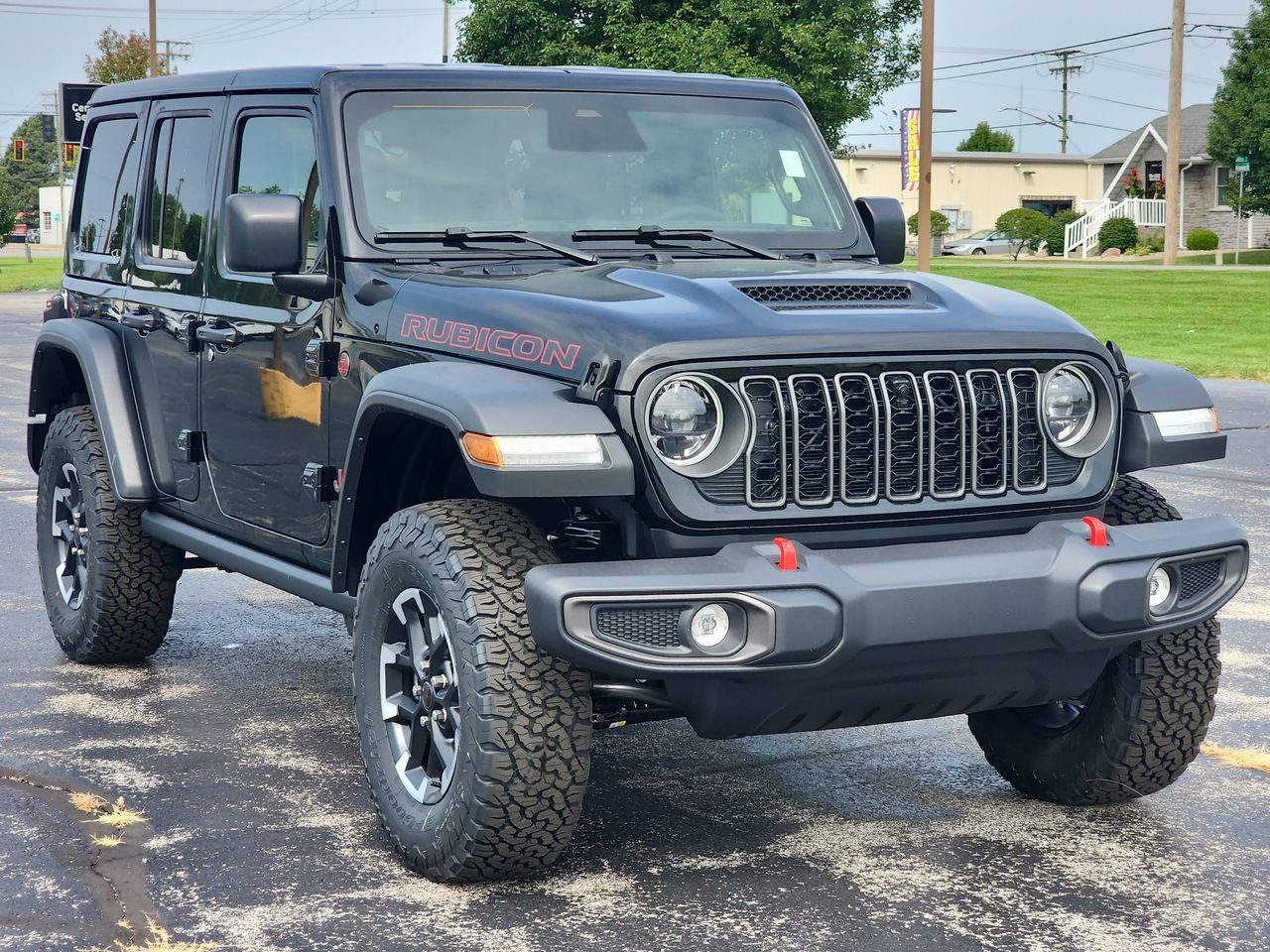 New 2026 Black Clear-Coat Exterior Paint Jeep Rubicon image 1