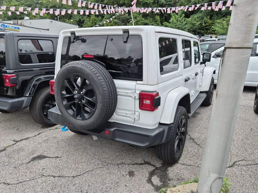 Used 2024 White Jeep Sahara 4xe image 3