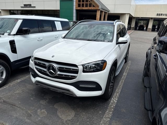 Used 2021 White Mercedes-Benz GLS 450 image 1