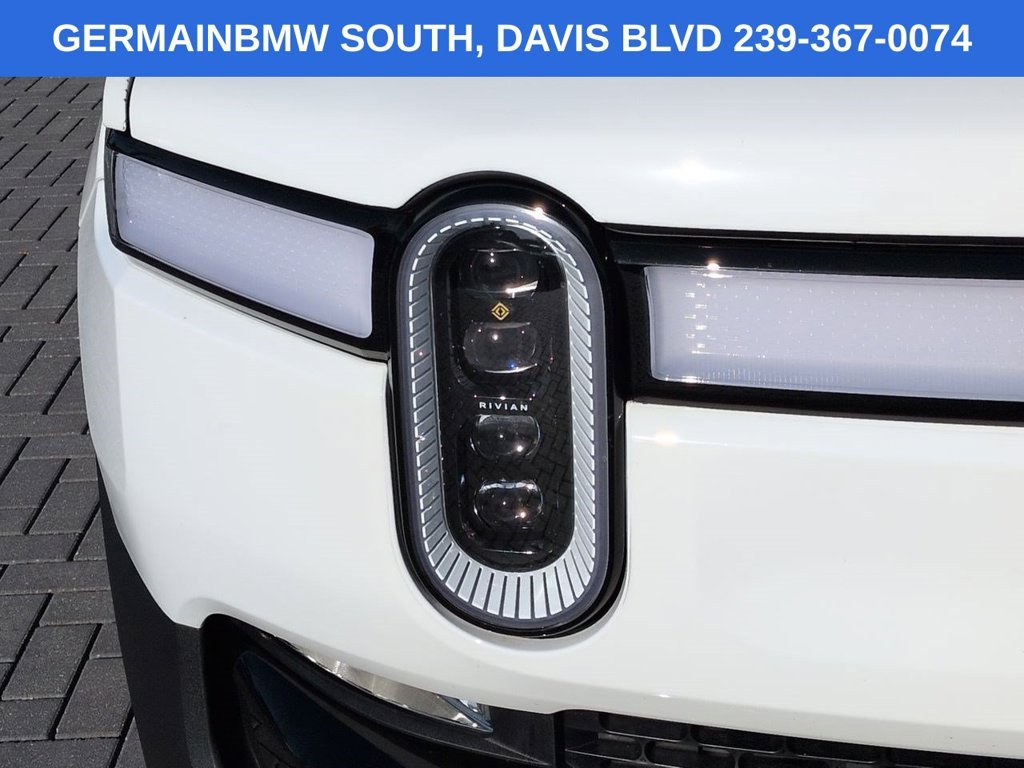 Used 2024 Glacier White Rivian Adventure Quad Motor Large Pack image 11