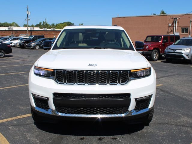 Used 2021 Bright White Clearcoat Jeep Limited image 3