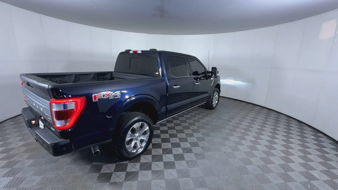 Used 2022 Antimatter Blue Metallic Ford Platinum image 8