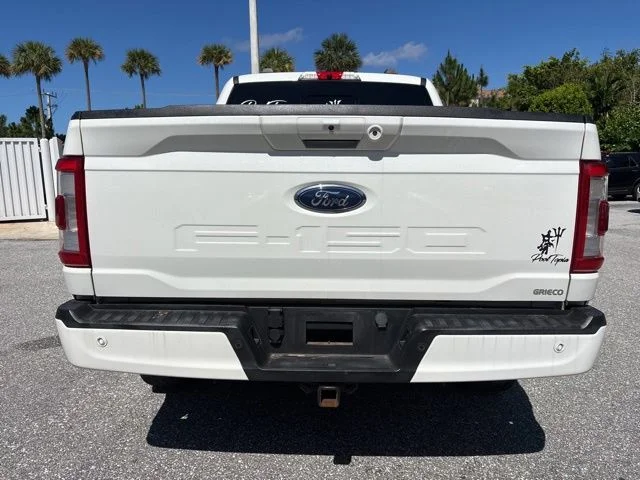 Certified Used 2022 White Ford Lariat image 2