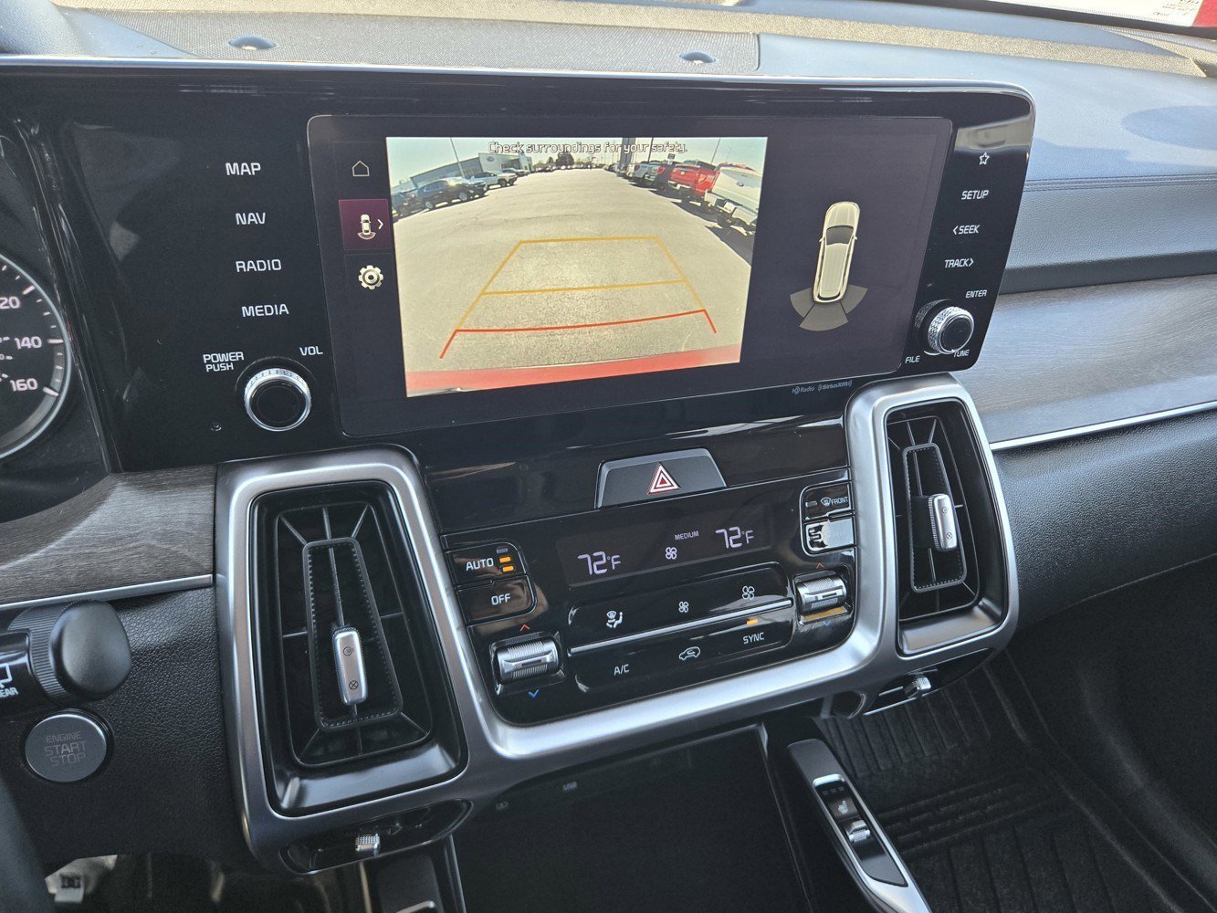 Used 2022 Passion Red Tintcoat Kia X-Line EX image 10
