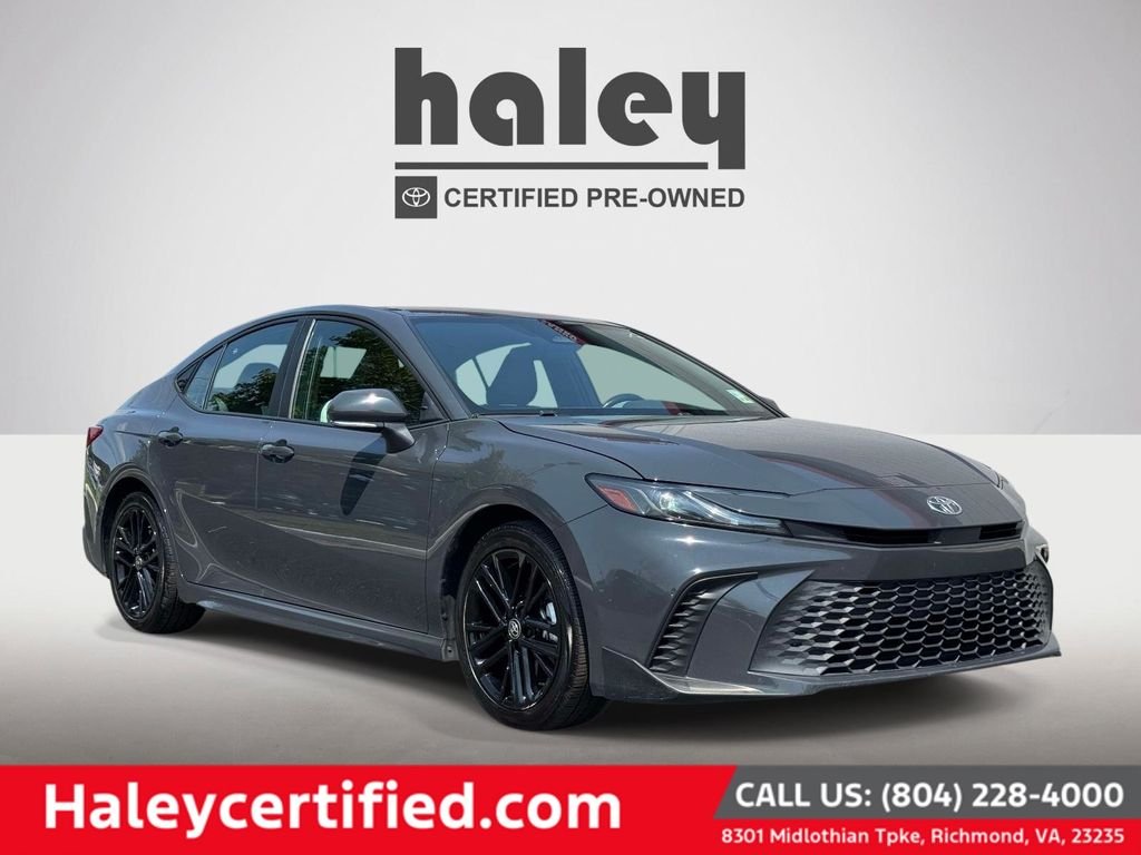 Used 2025 Black Toyota SE image 1