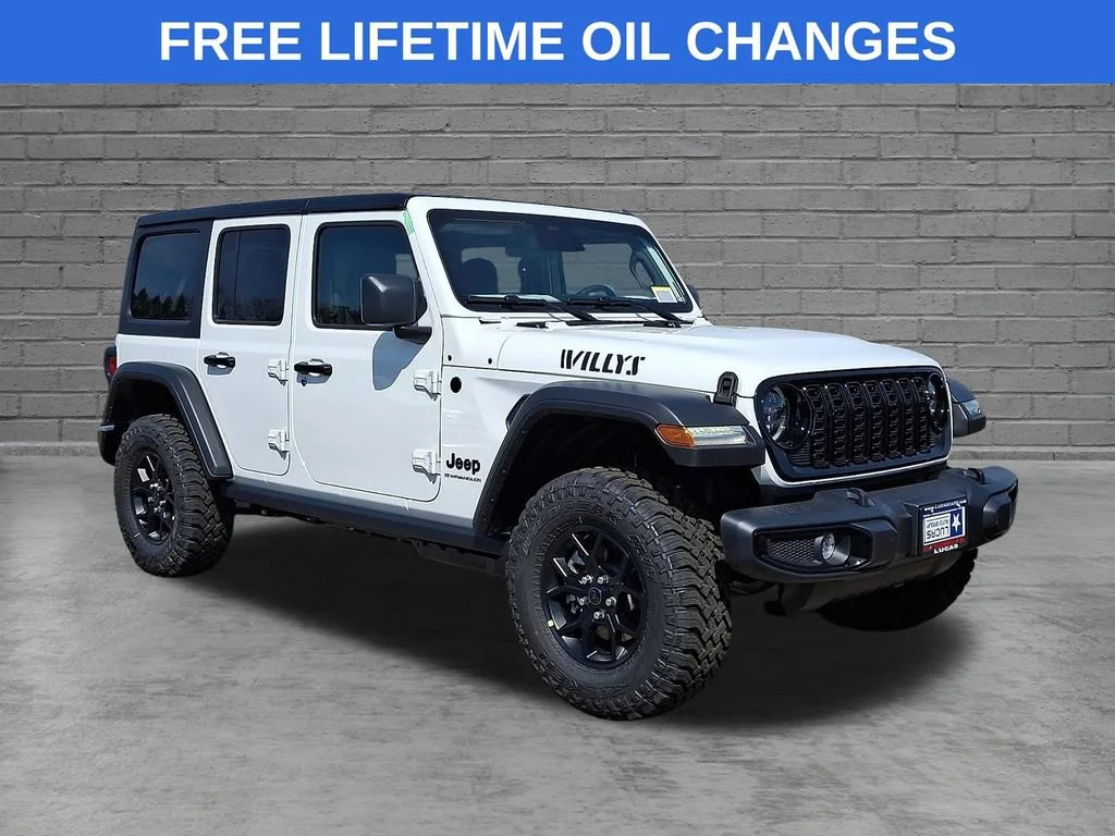 New 2026 Bright White Clearcoat Jeep Willys image 1