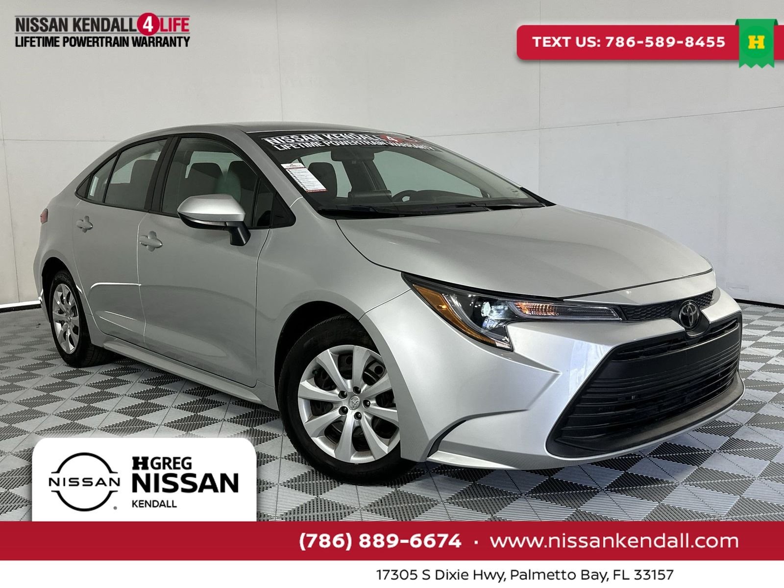 Used 2025 Silver Toyota LE image 1