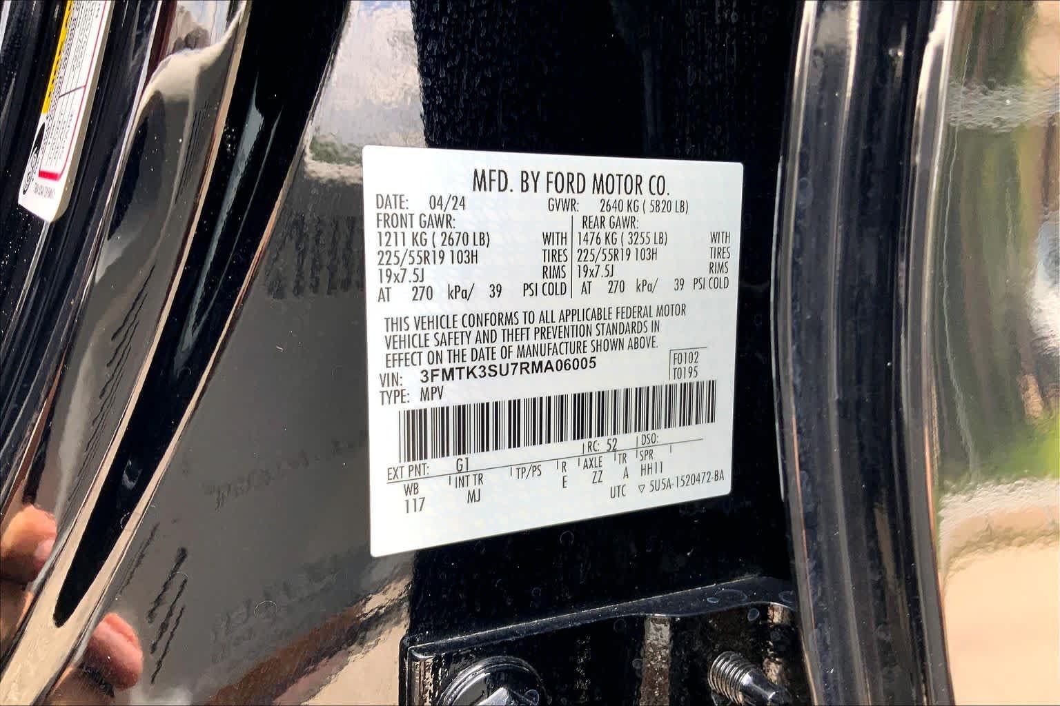 Used 2024 Shadow Black Ford Premium image 36
