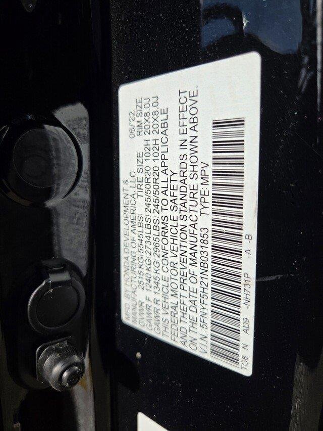 Used 2022 Crystal Black Pearl Honda Special Edition image 32